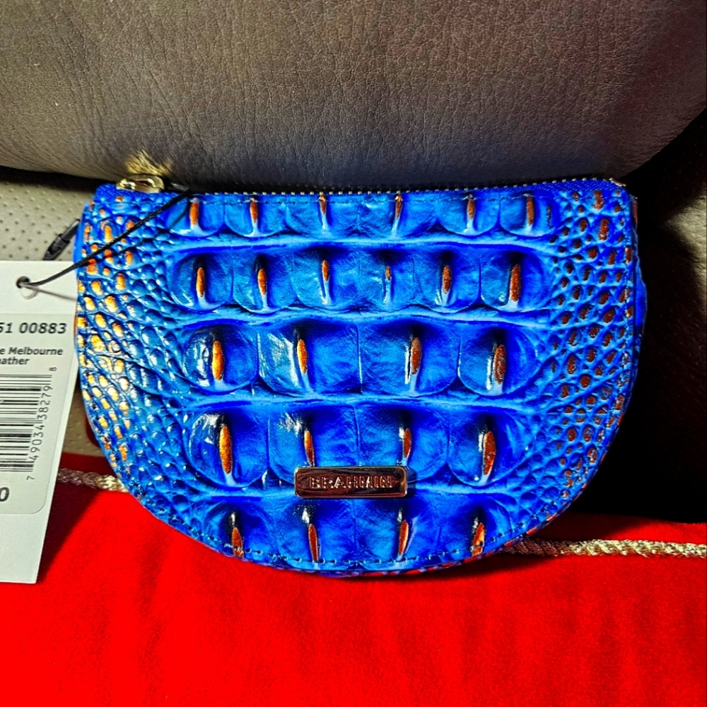 NWT Brahmin Deep Azure Melbourne Britt
